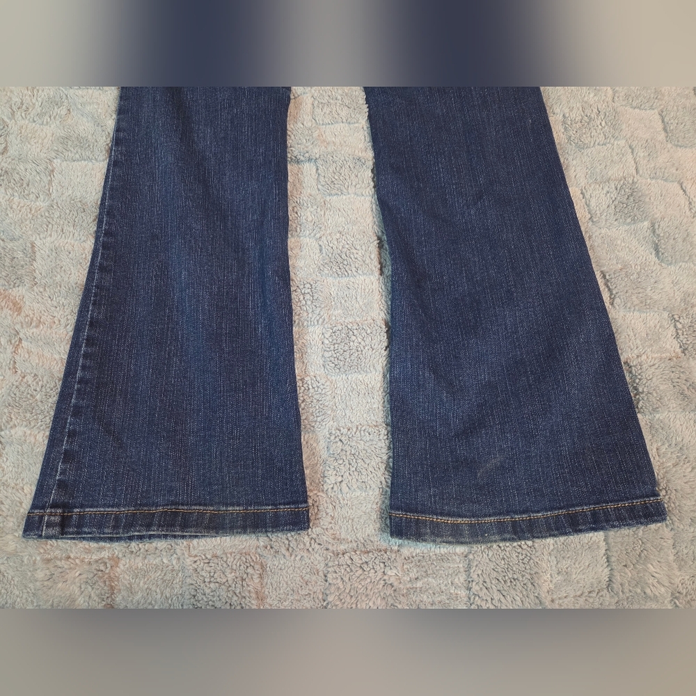 M Jeans By Maurices Women's Curvy High Rise Curvy Boot Blue Jeans Size 8 - Picture 4 of 12
